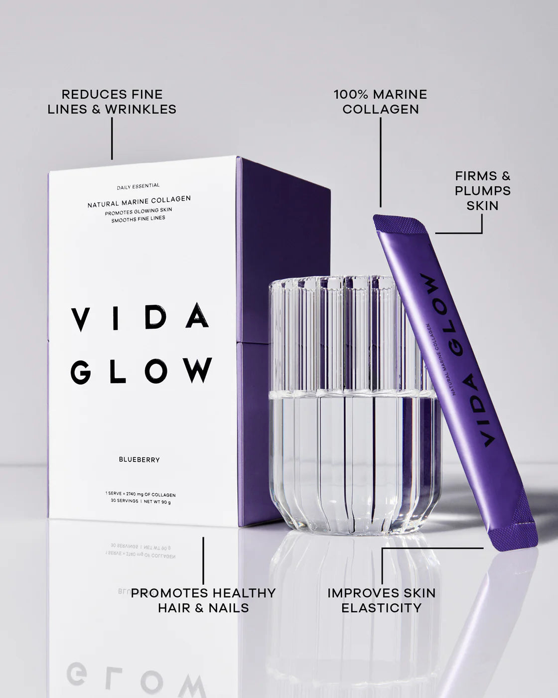 Vida Glow Blueberry Marine Collagen